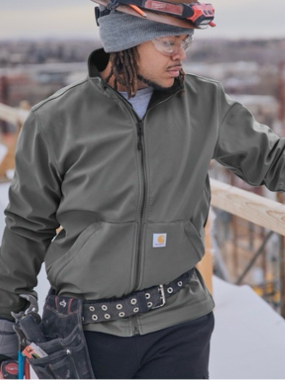 NWT Navy Carhartt Soft Shell Jacket